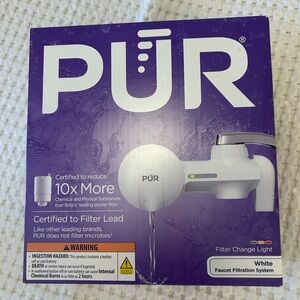 PUR Faucet Filtration System - White and Silver
